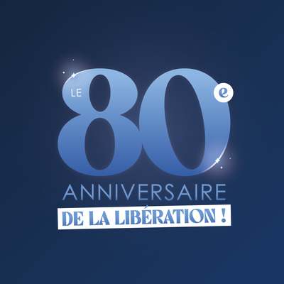 création graphique visuel campagne d'affichage réseaux sociaux 80 ans libération Loiret programmation mise en page agence de communication Orléans