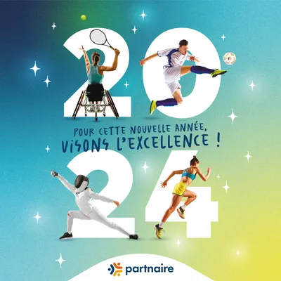 création graphique carte de voeux 2024 partnaire France dépliant print agence de communication Orléans