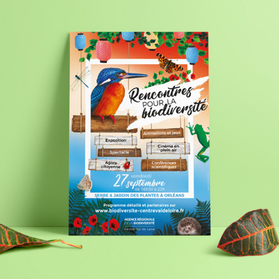 agence régionale biodiversité Centre-Val de Loire événement programme flyer pupitre