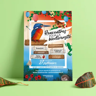 agence régionale biodiversité Centre-Val de Loire événement programme flyer pupitre