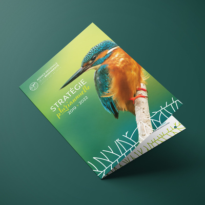 création brochure stratégie pluriannuelle mise en page agence régionale biodiversité Centre-Val de Loire