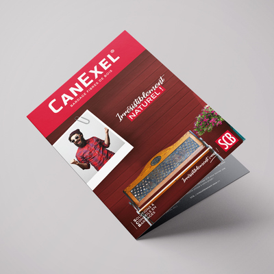 création mise en page plaquettes brochures commerciales façade maison entreprise gamme bardage agence de communication